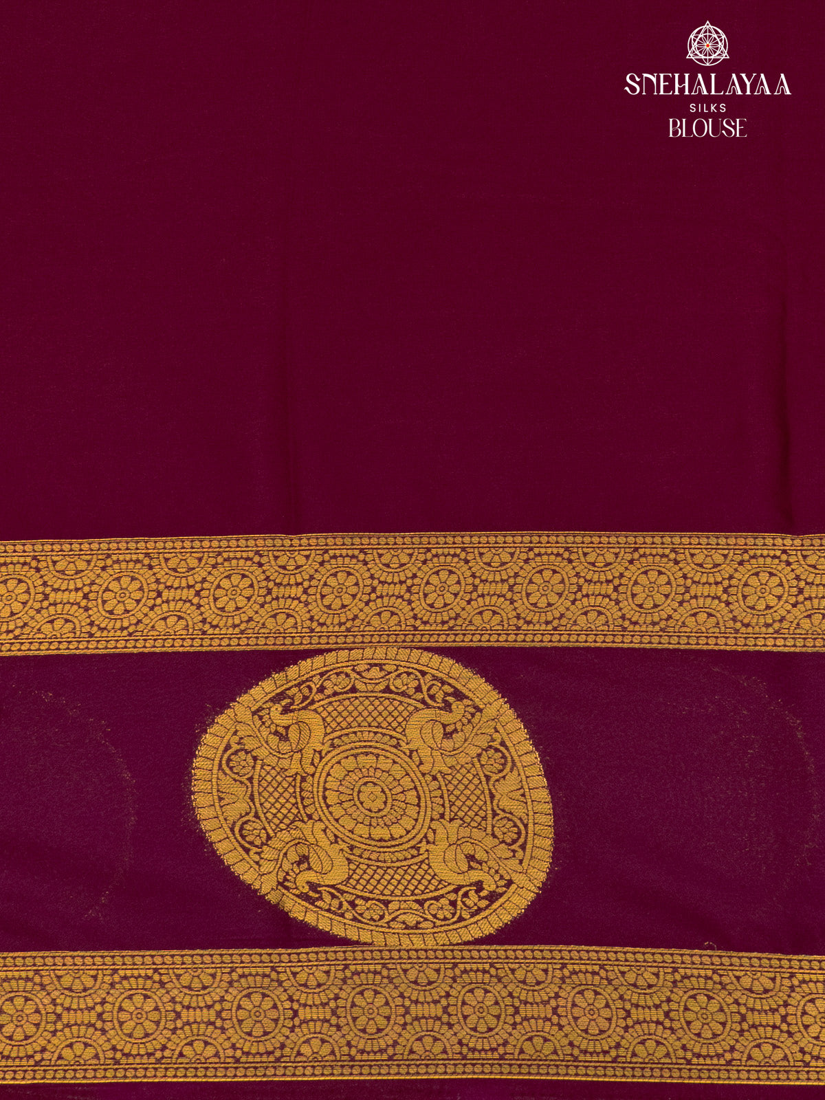 Orange Mysore Silk Saree