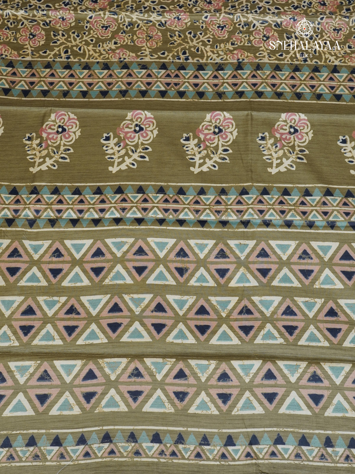 Multicolour Dola Silk Saree