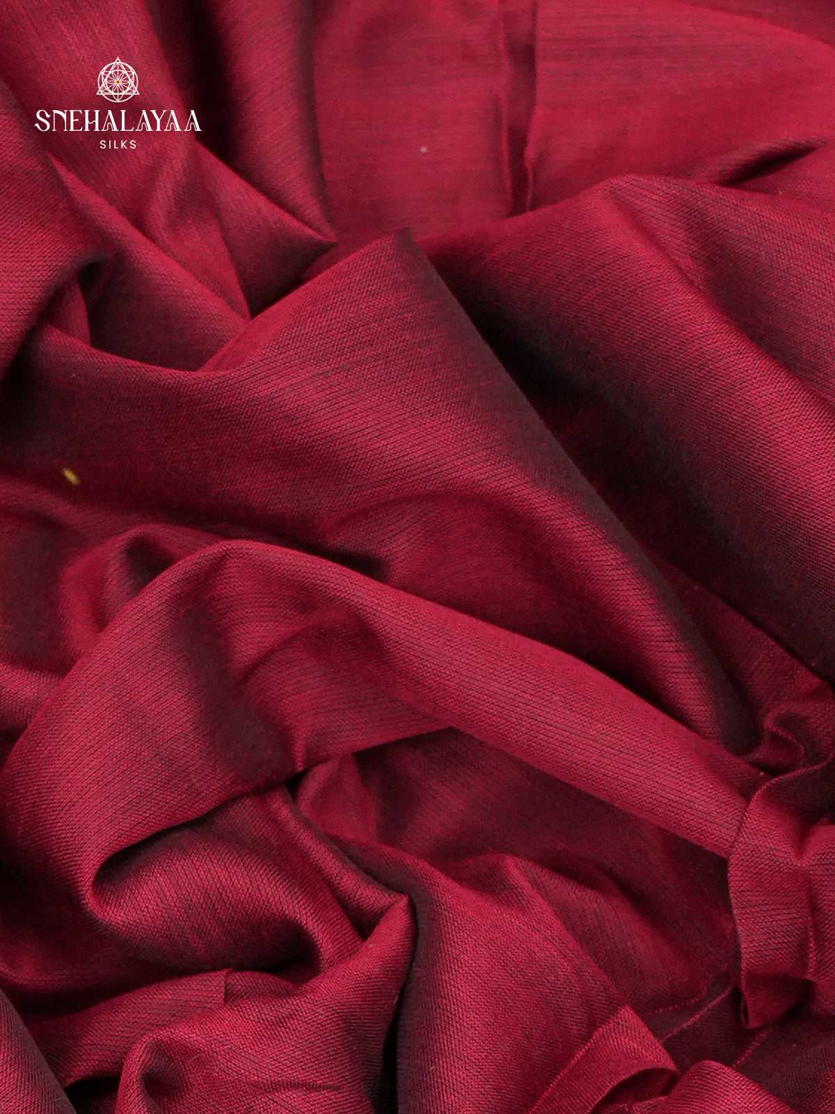 Maroon Narayanpet Cotton Saree