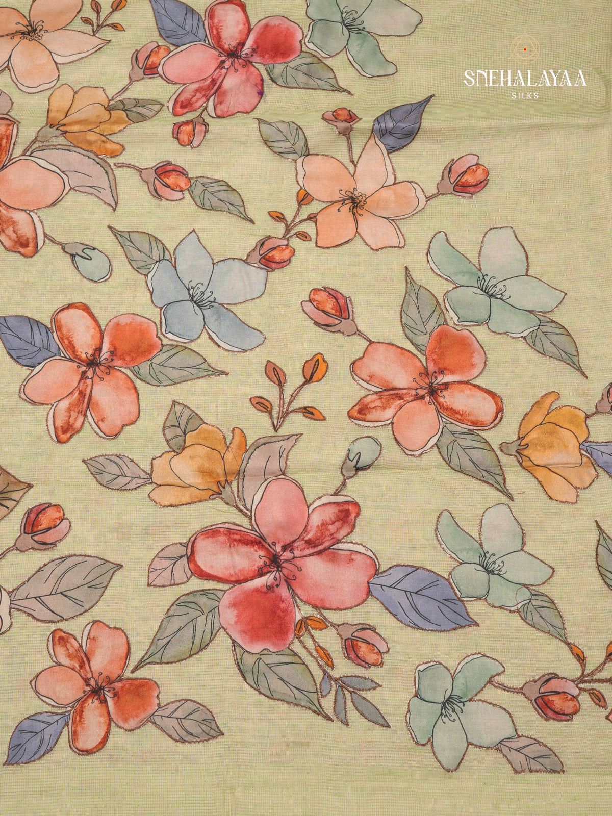 Pista Green Tissue Kota Saree