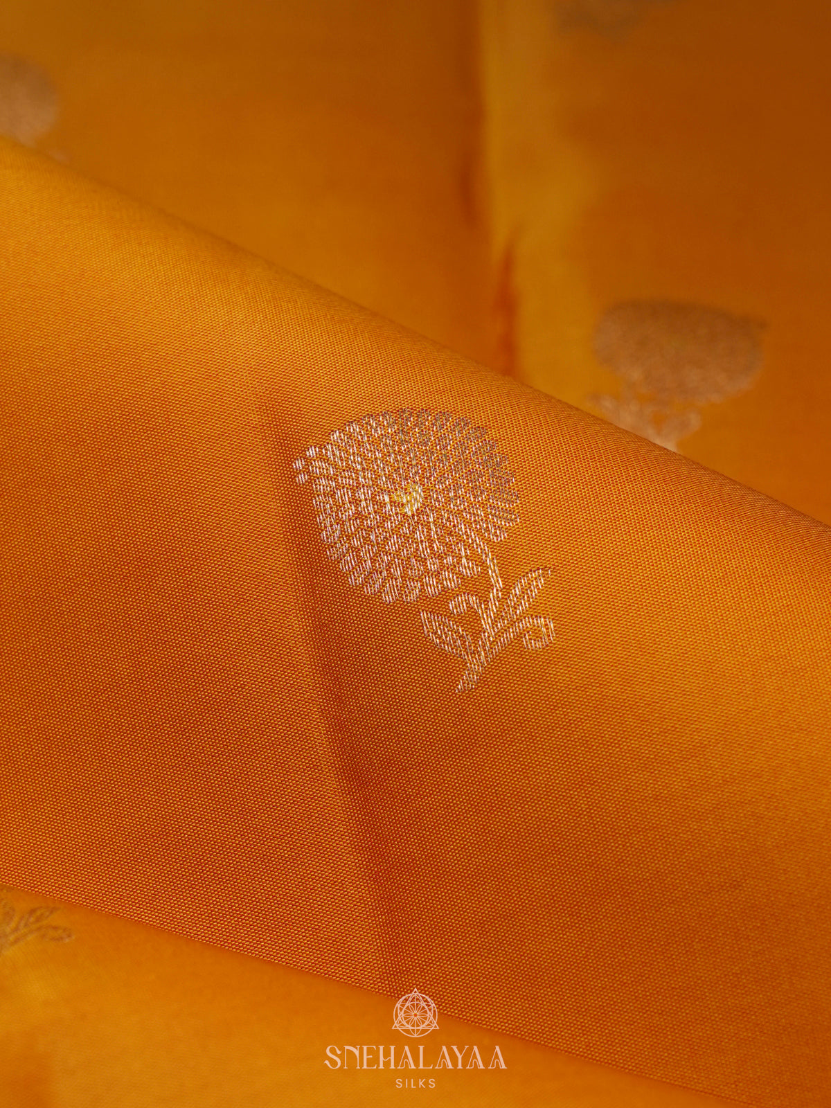 Yellow Kanjivaram Silk Saree