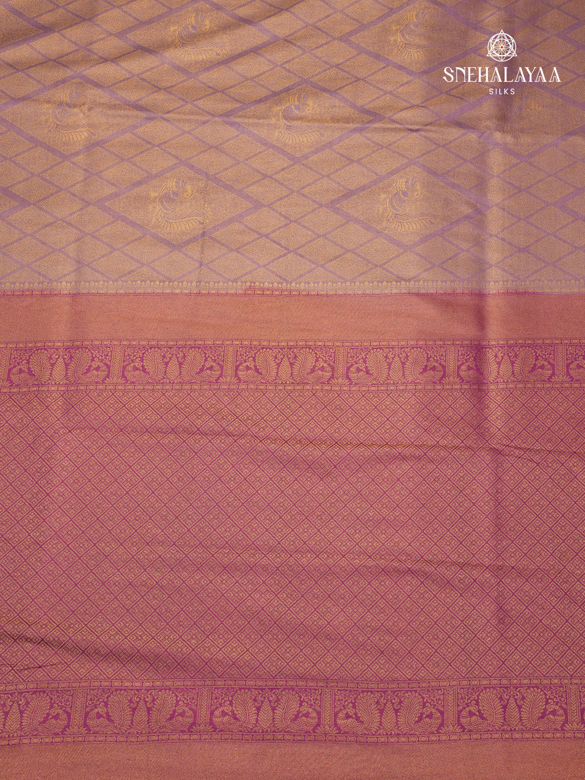 Plum Soft Silk Saree