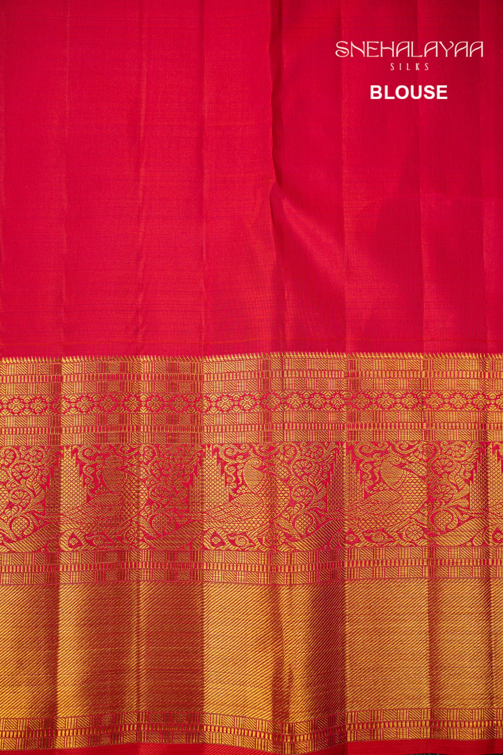 Mustard Yellow Kancheevaram Silk Saree