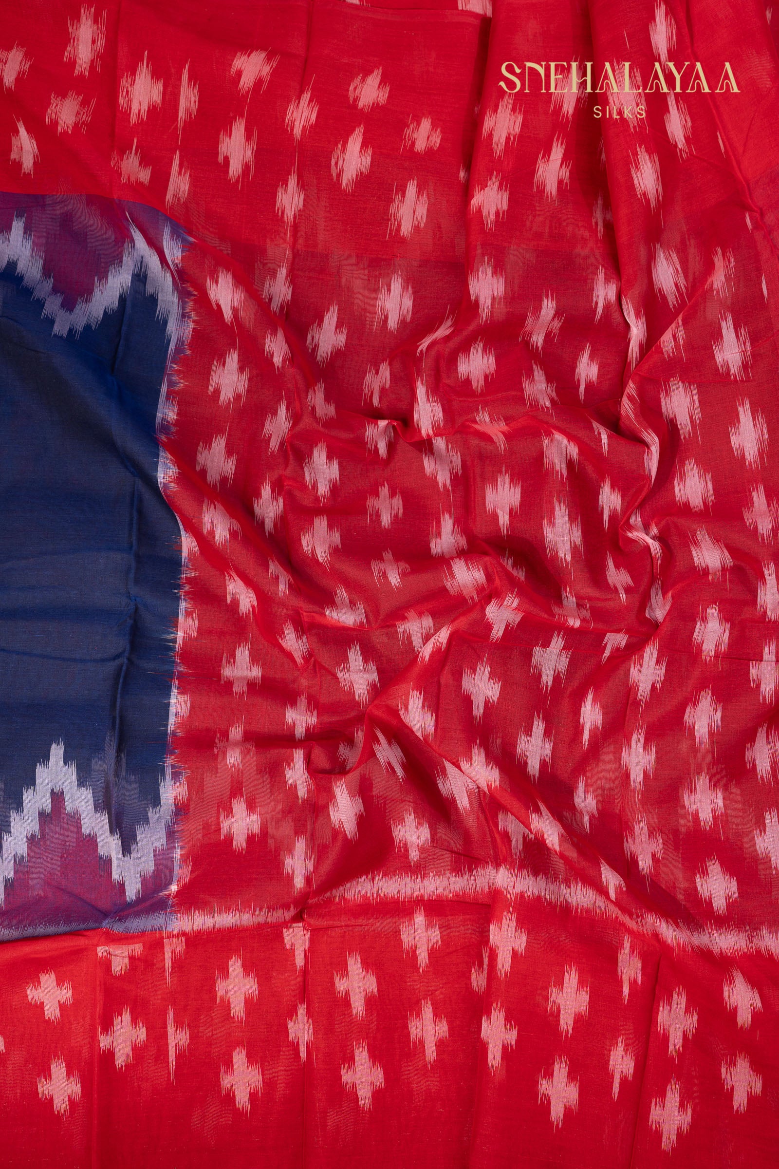 Blue Bengal Cotton Saree