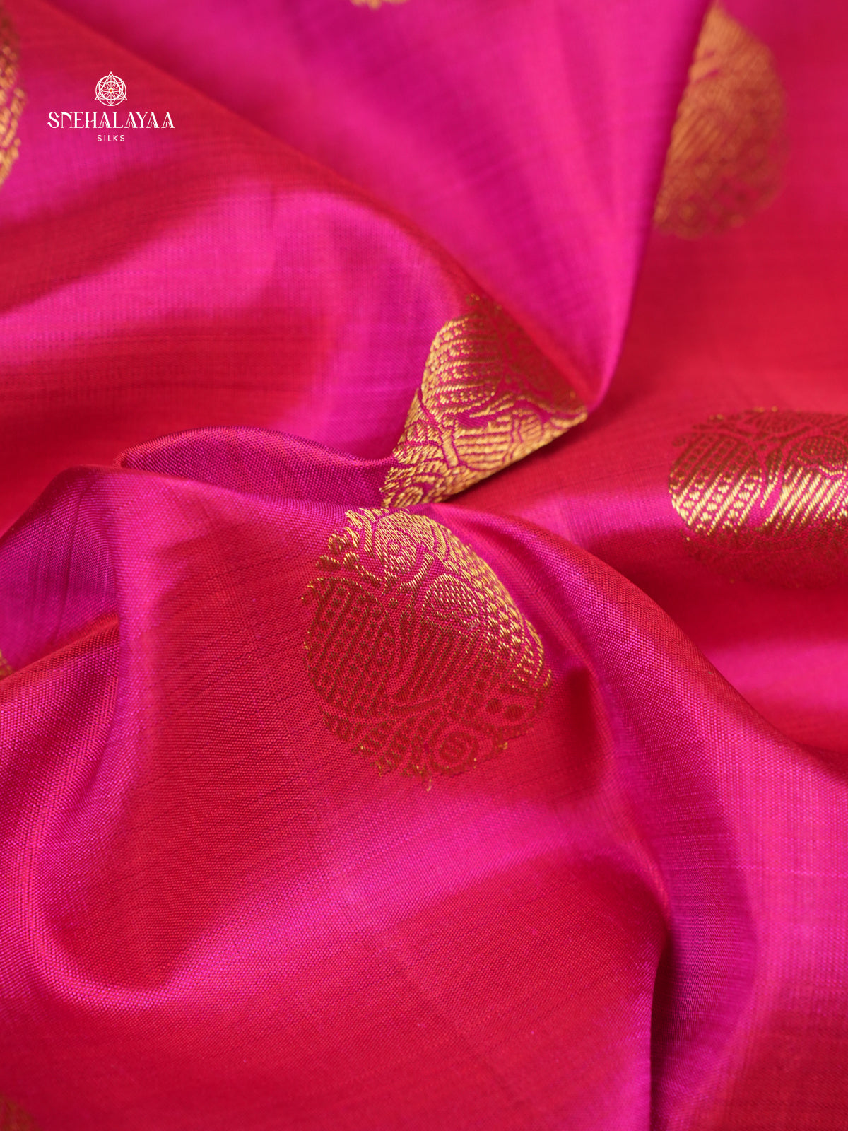 Rani Pink Kanjivaram Silk Saree