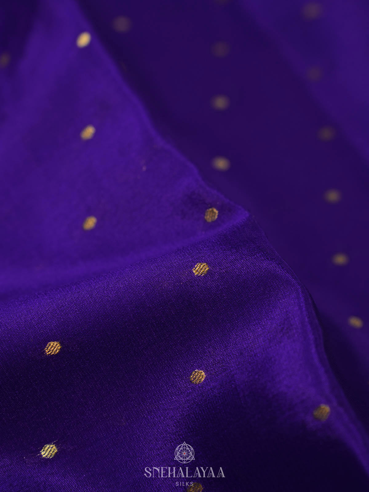 Purple Mysore Silk Saree