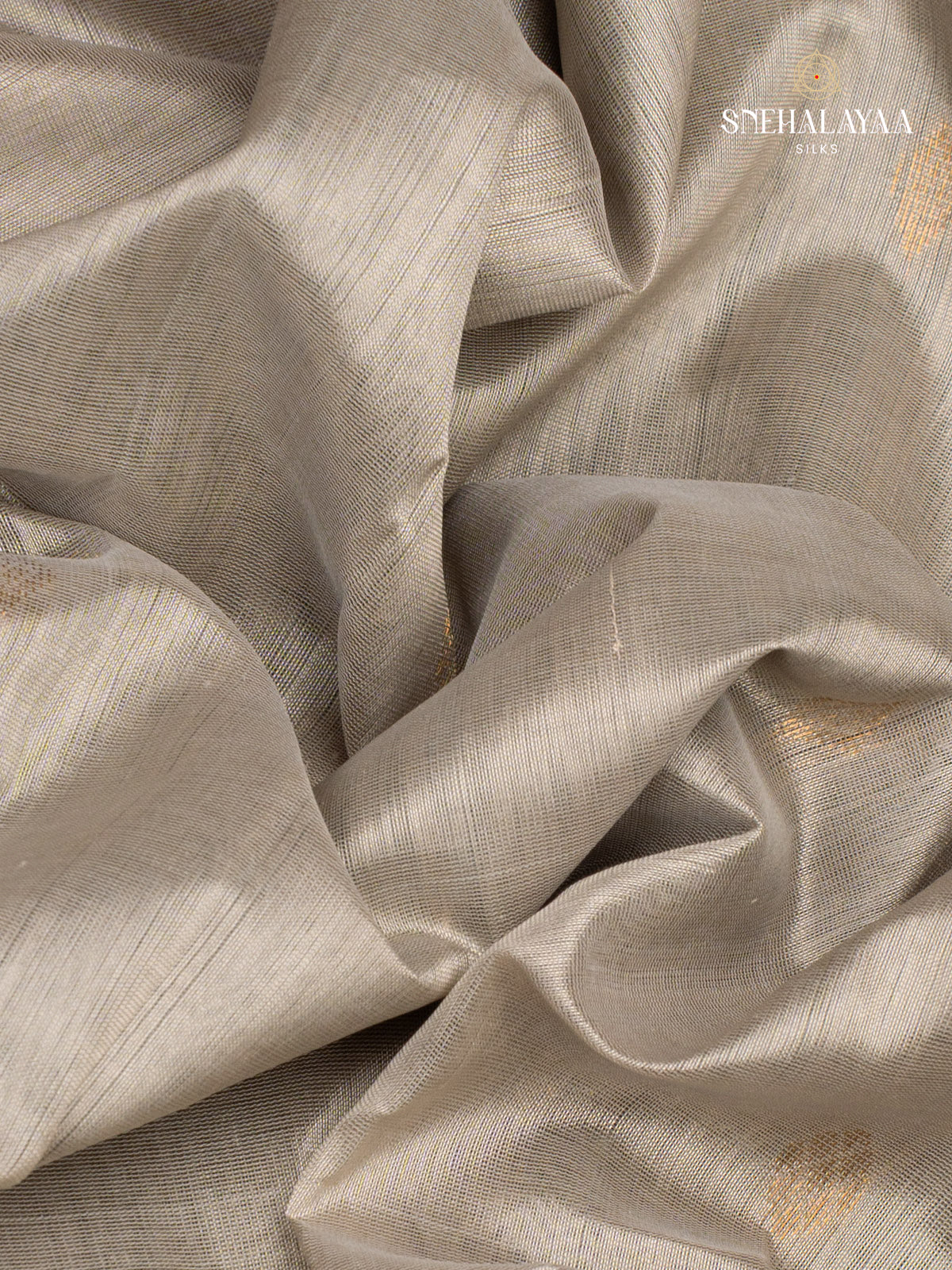 Light Grey Kanchi Silk Cotton Saree