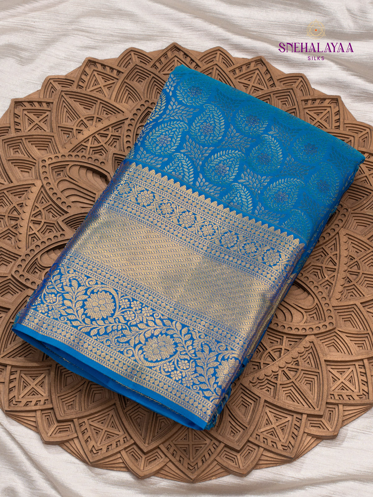 Blue Kanjivaram Silk Saree