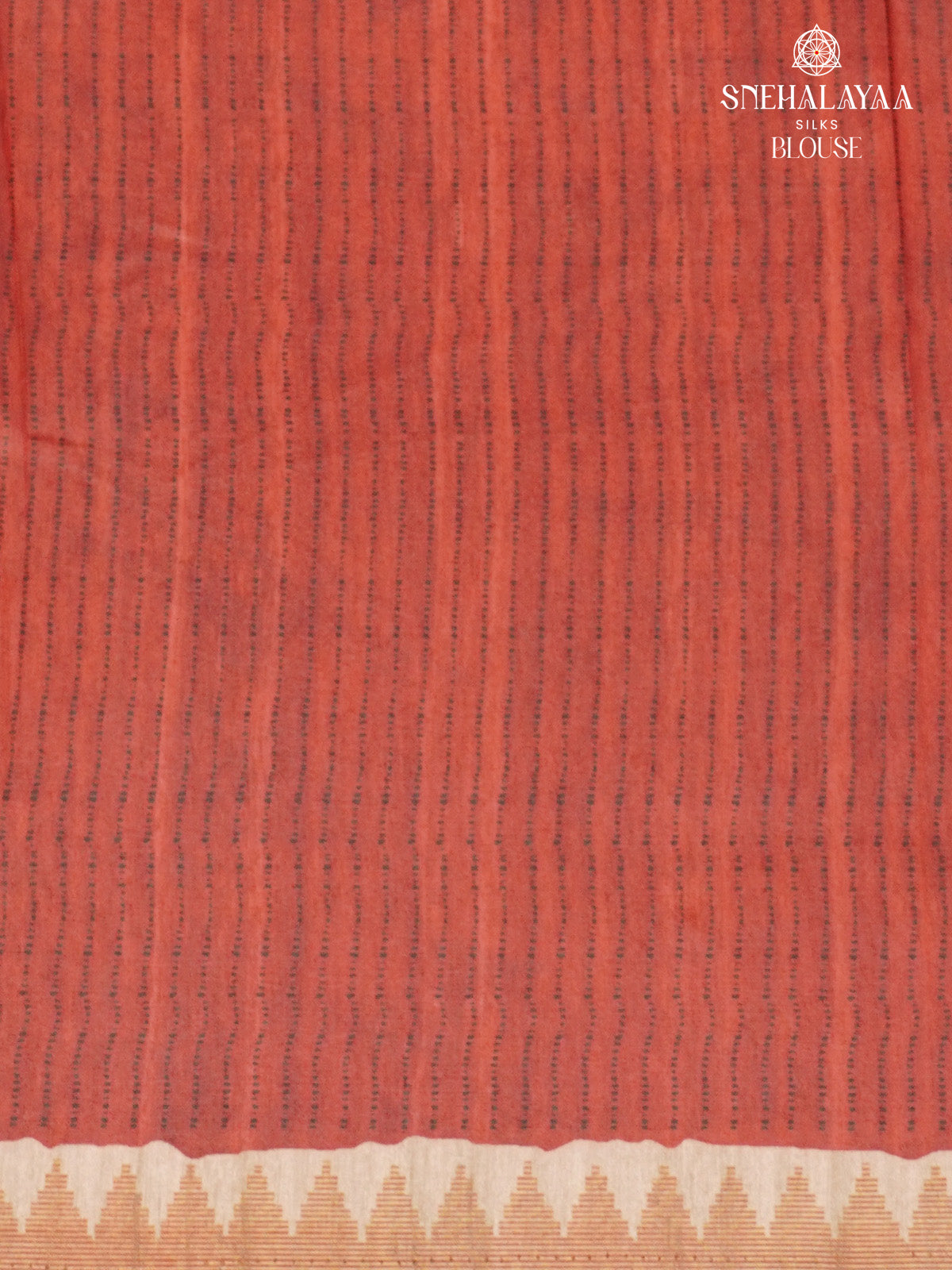 Maroon Tussar Saree
