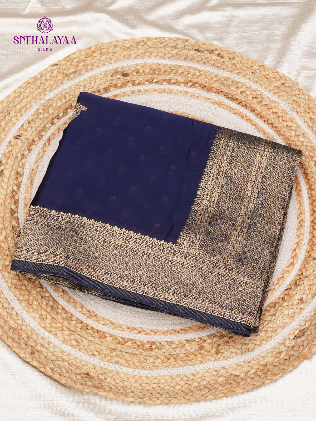 Blue Banaras Silk Saree