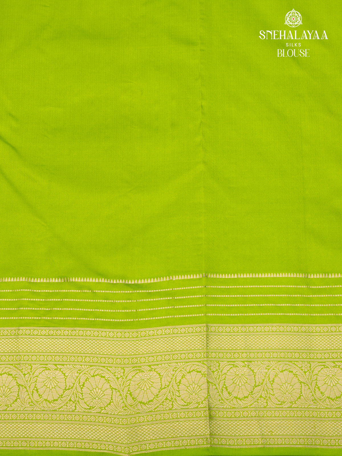 Parrot Green Kanjivaram Silk Saree