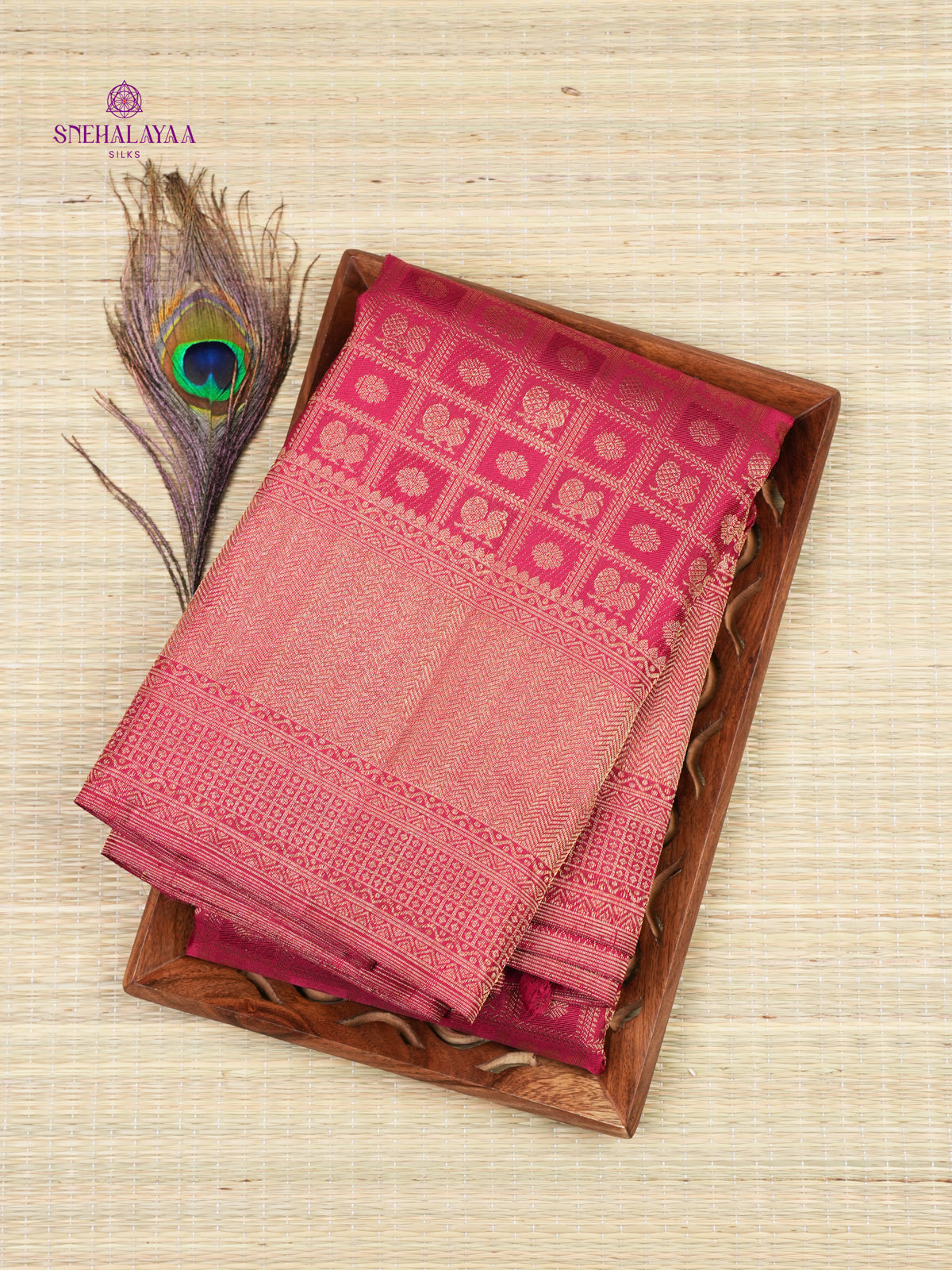Pink Kanjivaram Silk Saree