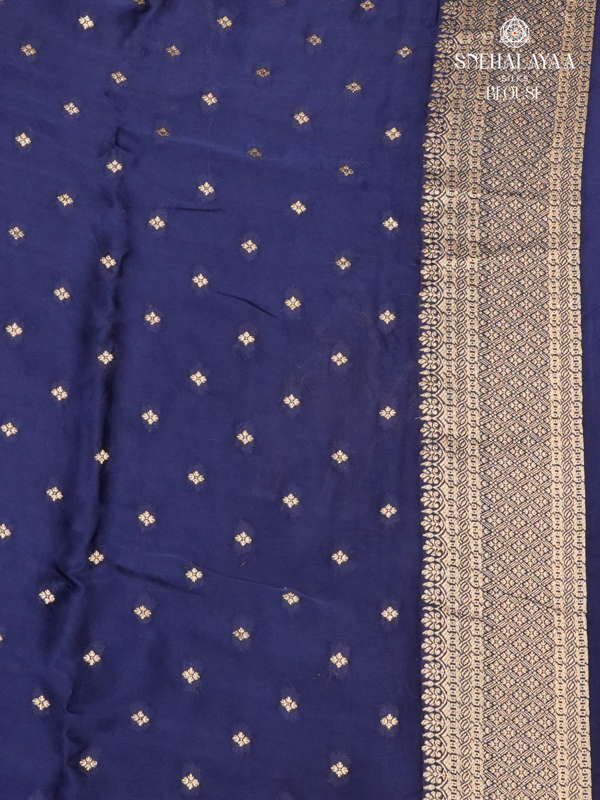Blue Banaras Silk Saree