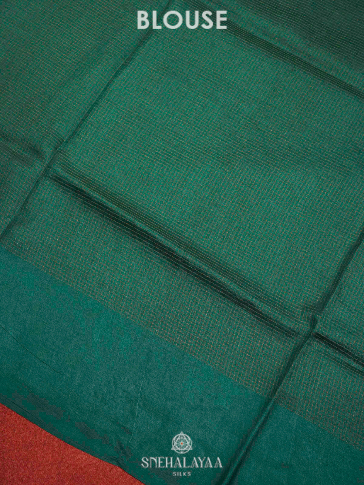 Peacock Blue Tussar Embroidery Saree