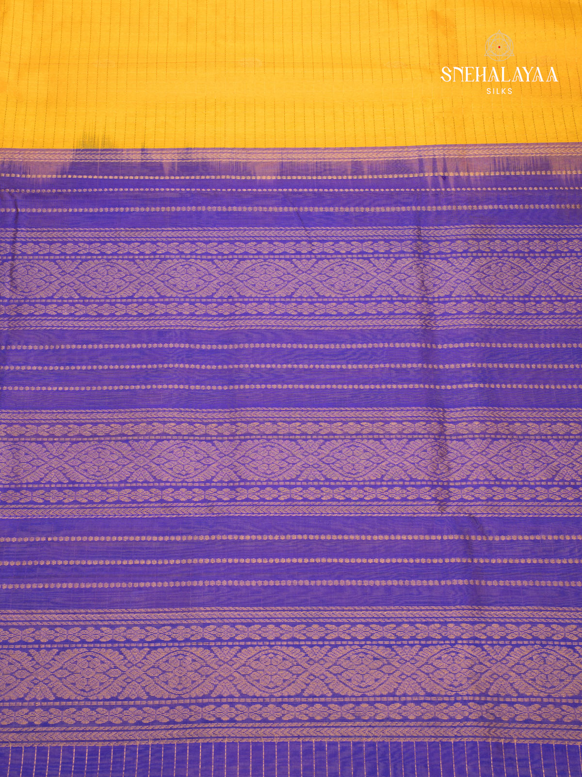 Light Yellow Kanchi Silk Cotton Saree