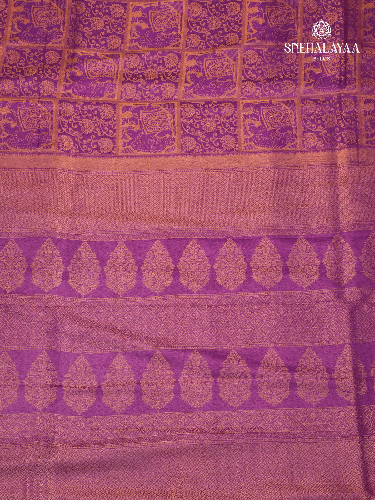 Purple Soft Silk Saree
