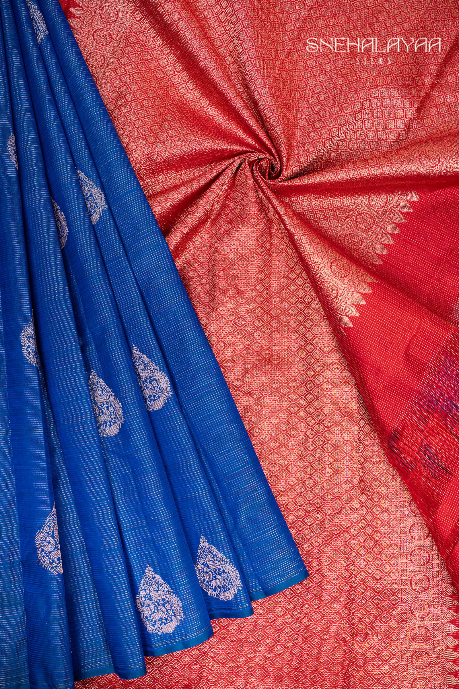 Blue Silk Saree
