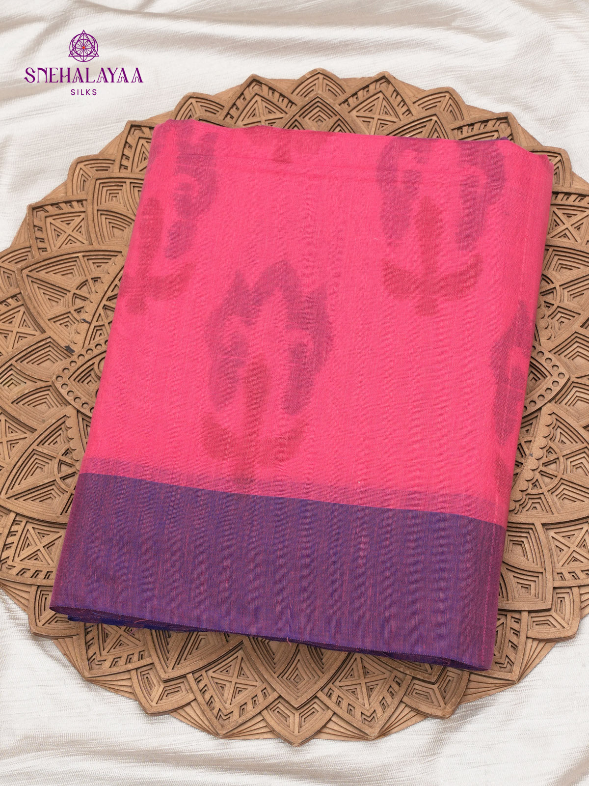 Rani Pink Khadhi Cotton Saree