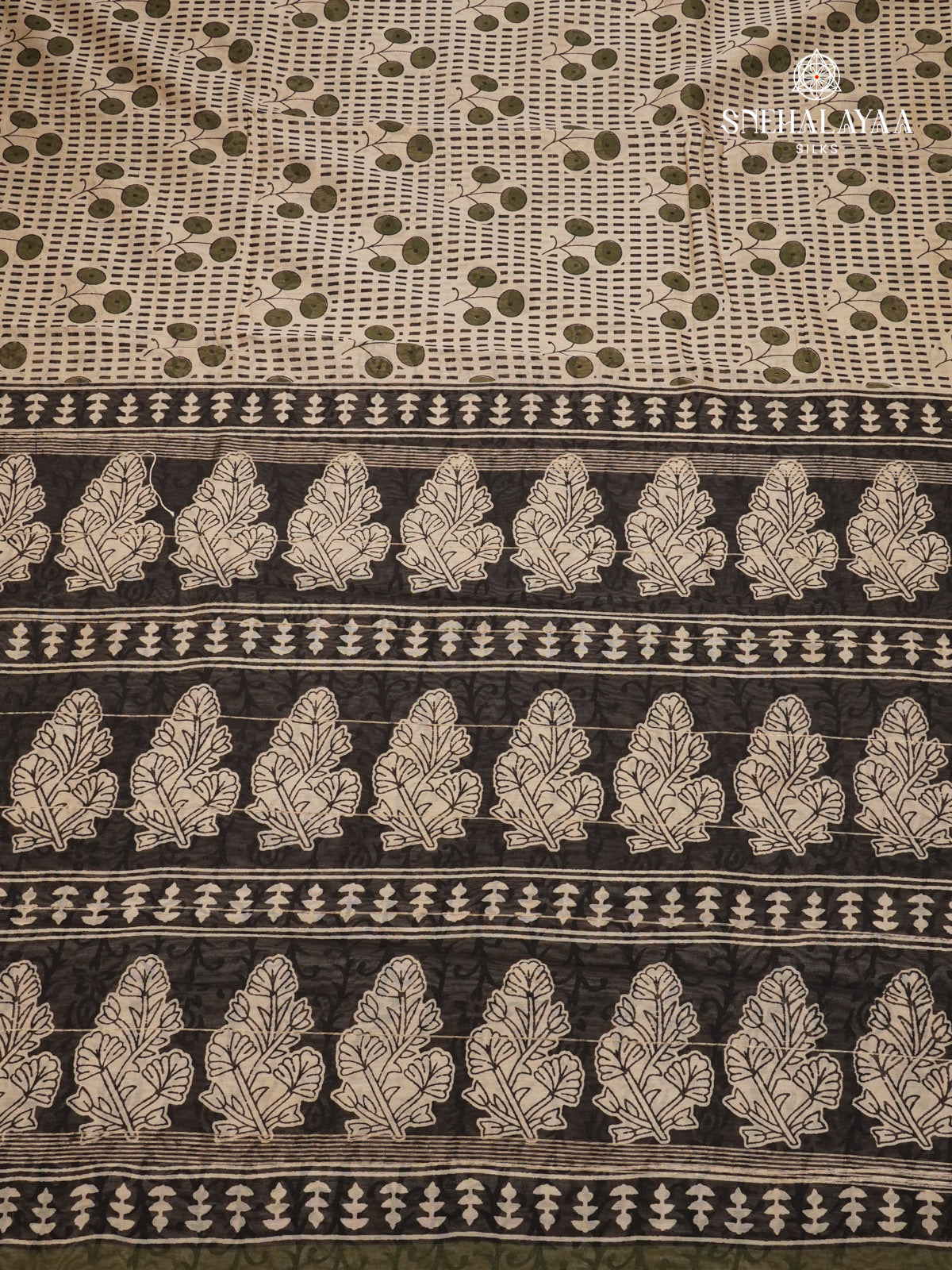 Off White Chanderi Saree