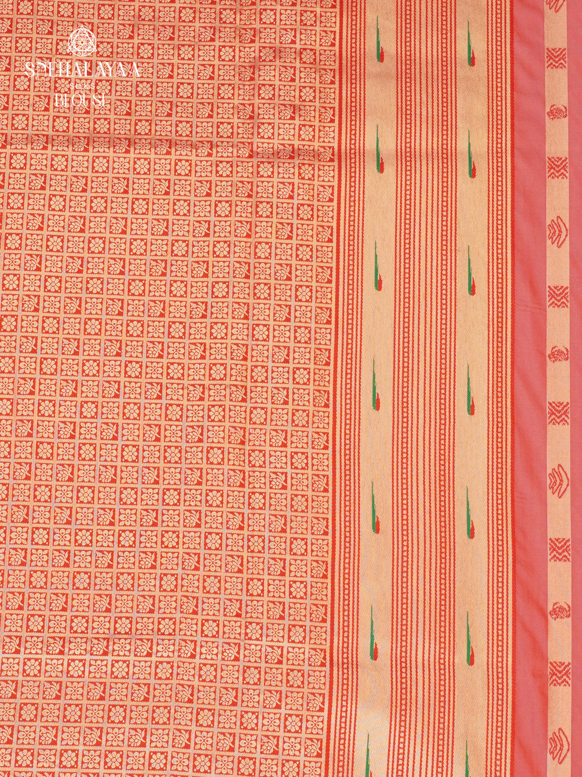 Cream Tissue Paithani Saree