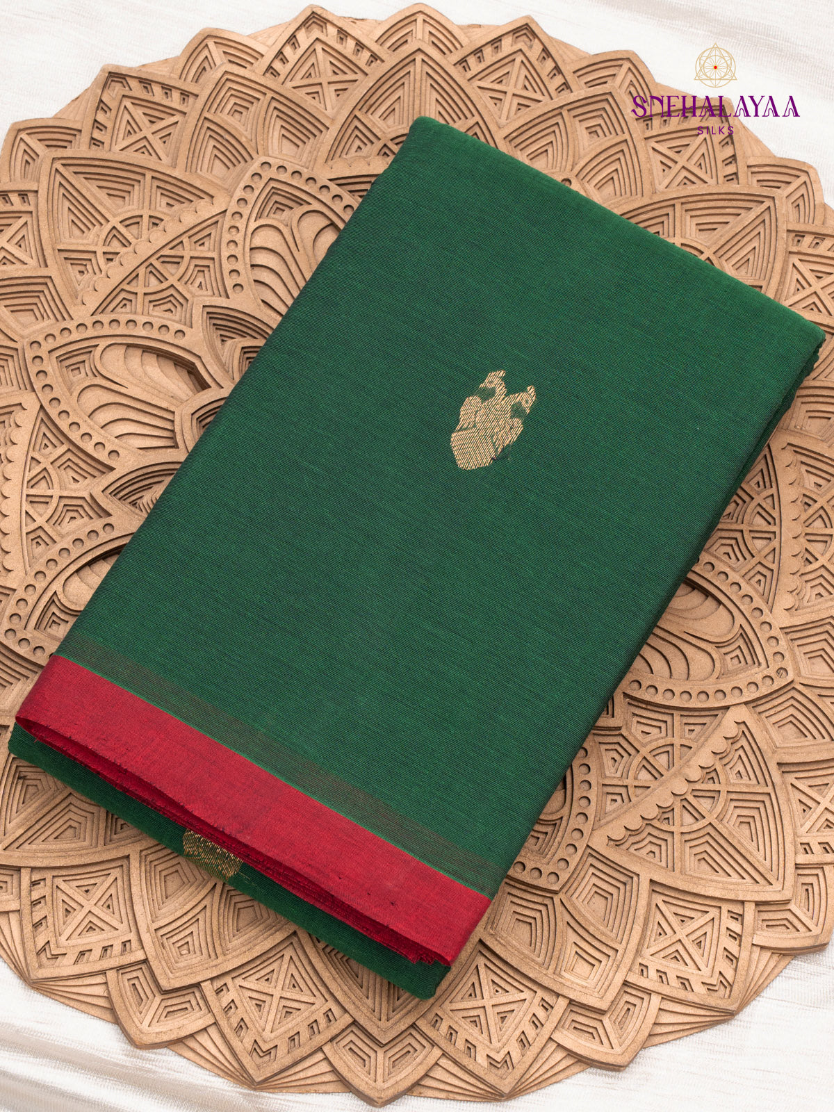 Green Kanchi Cotton Saree