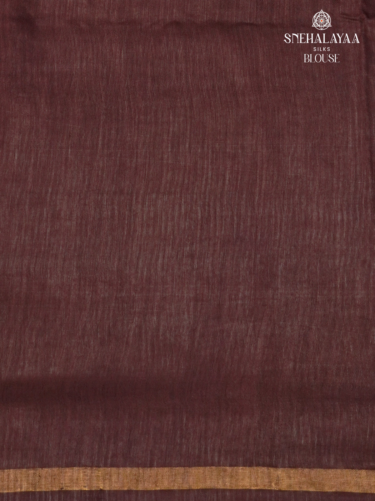 Brown Bamboo Silk Saree