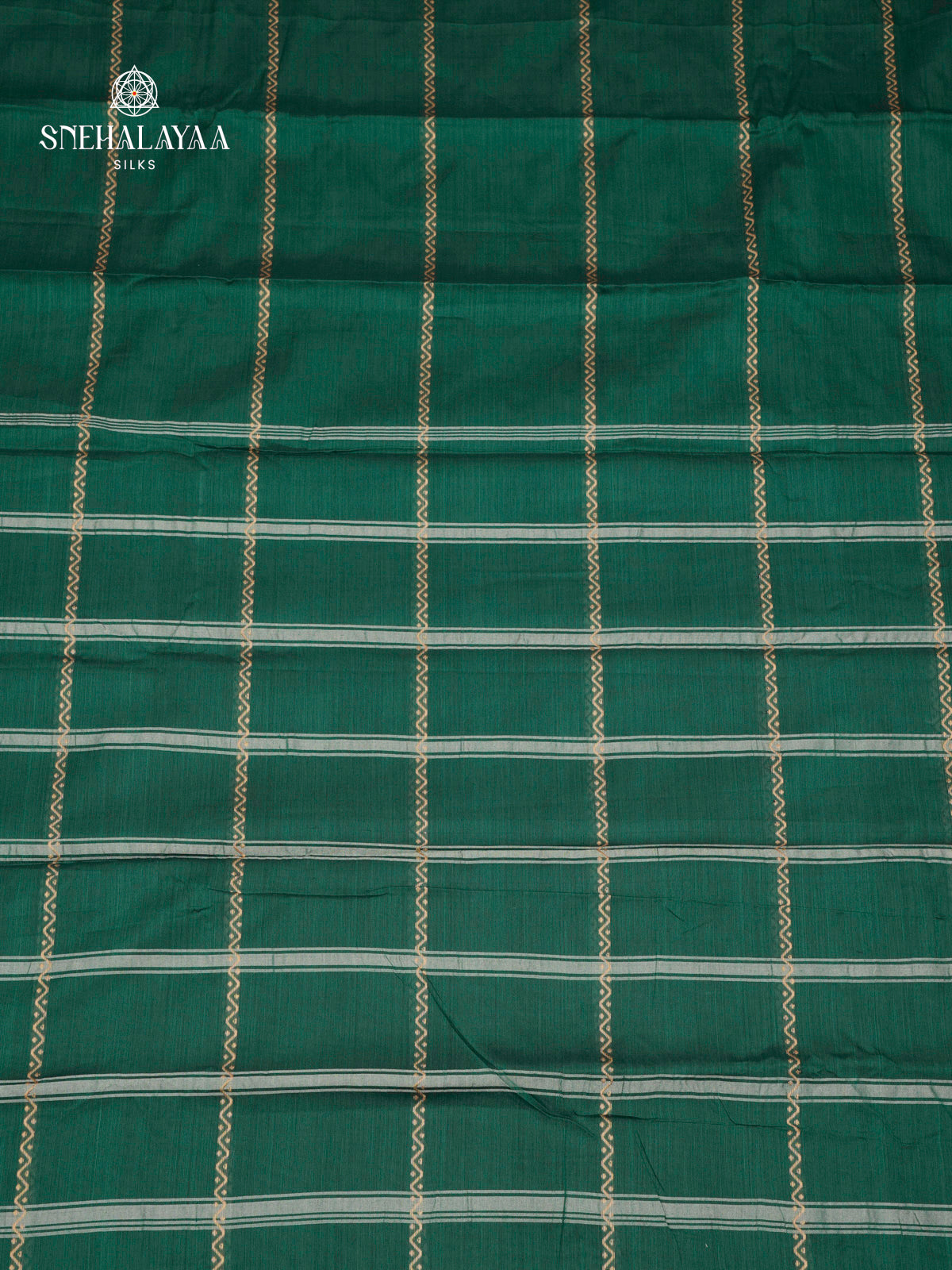 Forest Green Narayanpet Cotton Saree