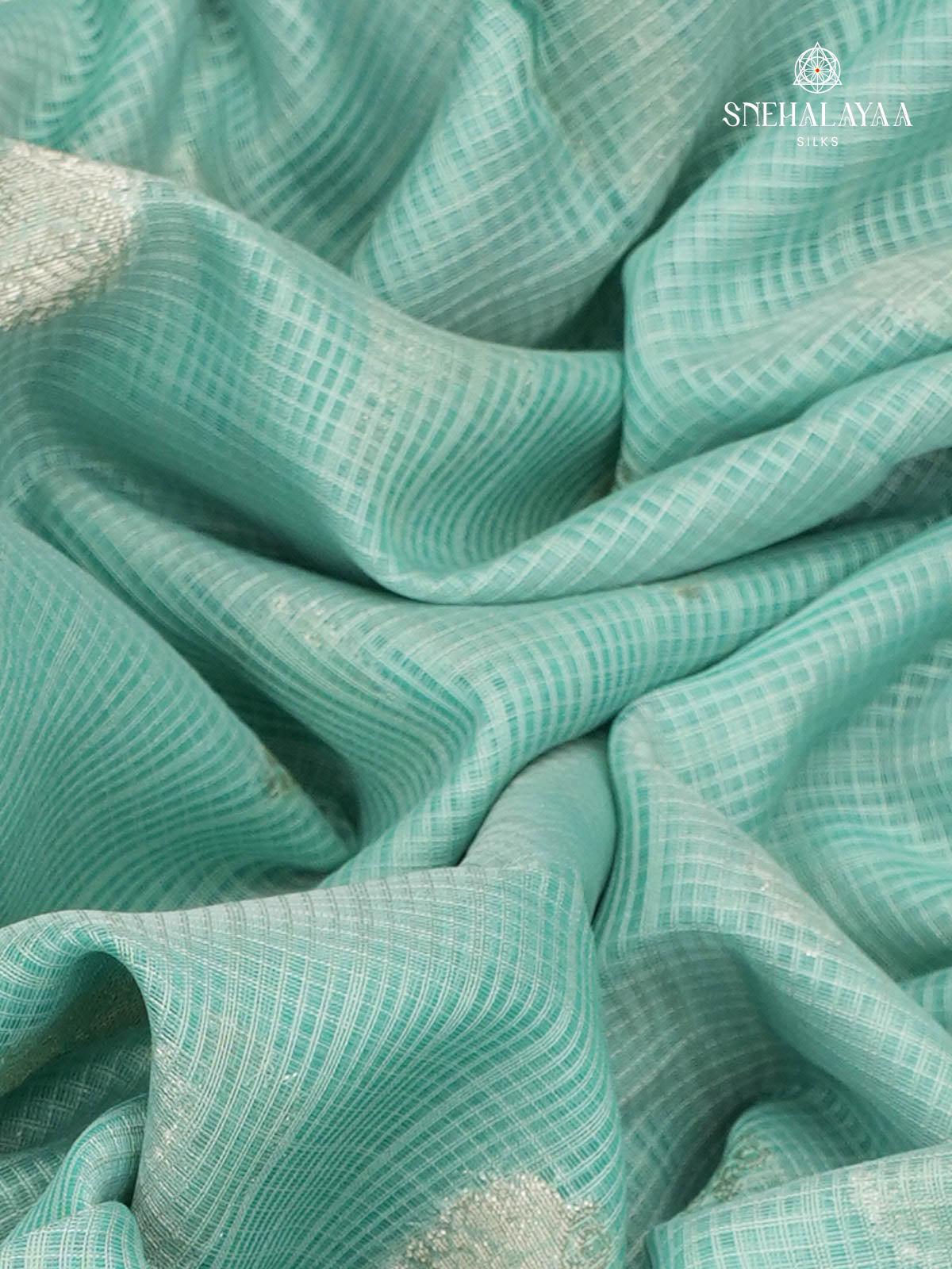Ocean Blue Kota Saree