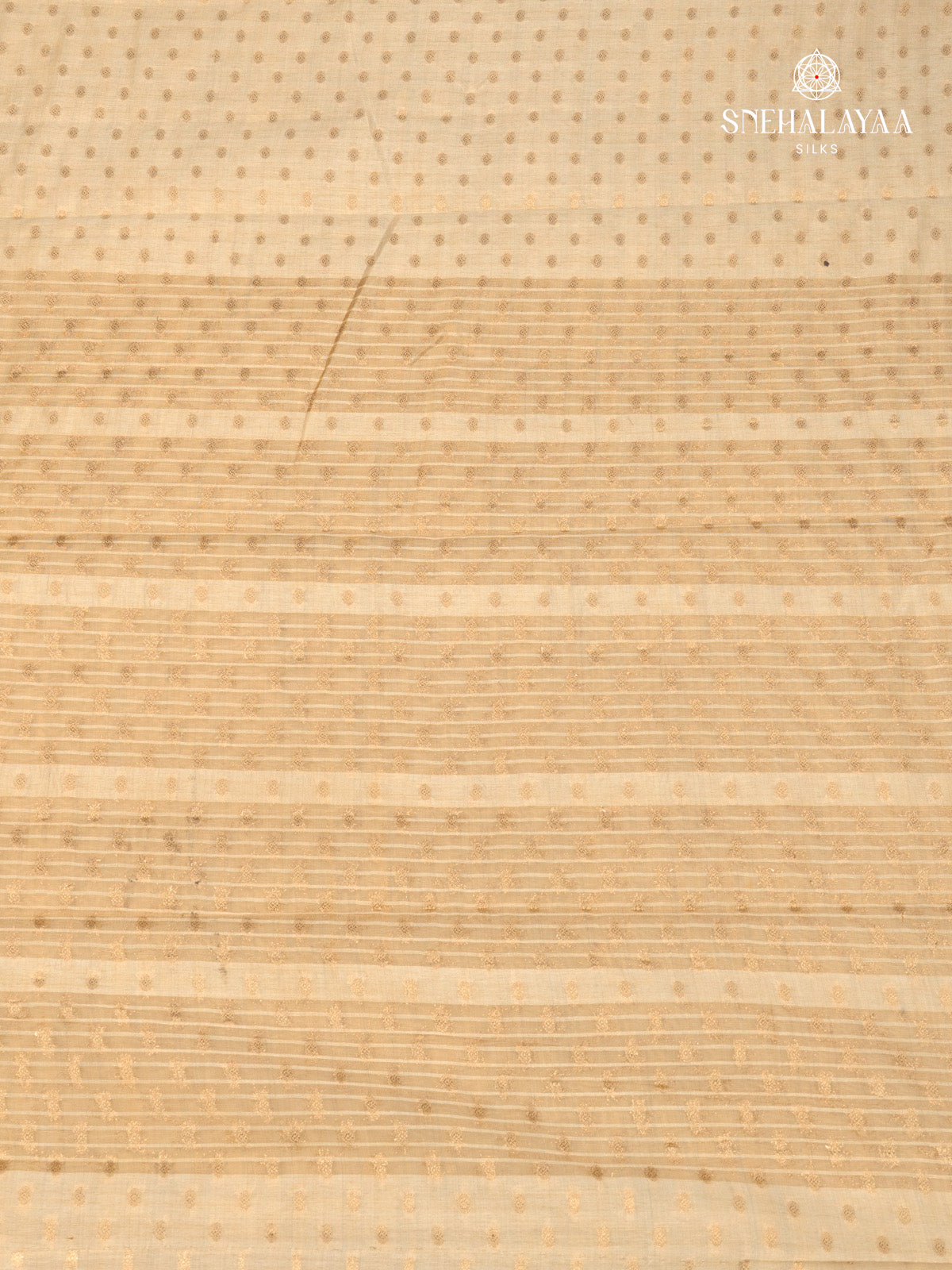 Beige Raw Silk Saree