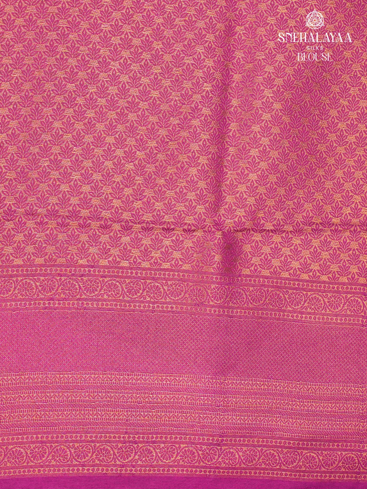 Raspberry Pink Soft Silk Saree