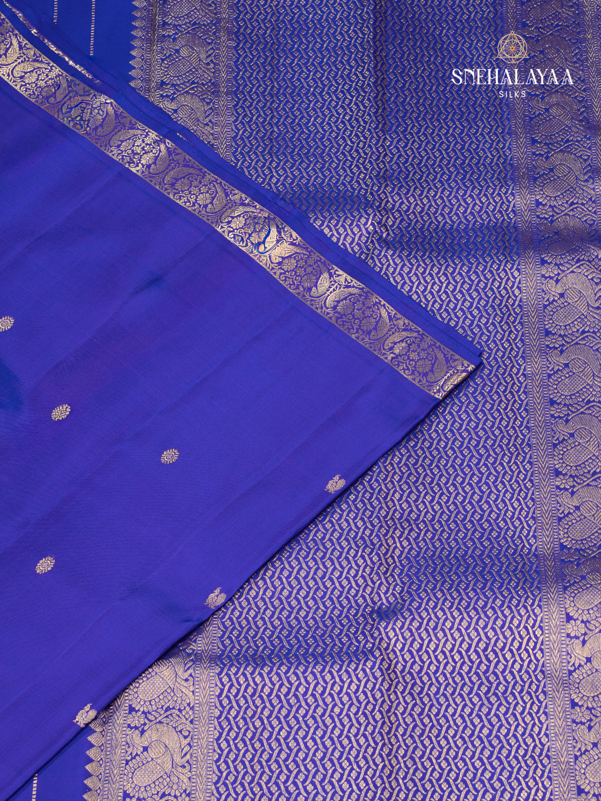 Blue Kanjvaram Silk Saree