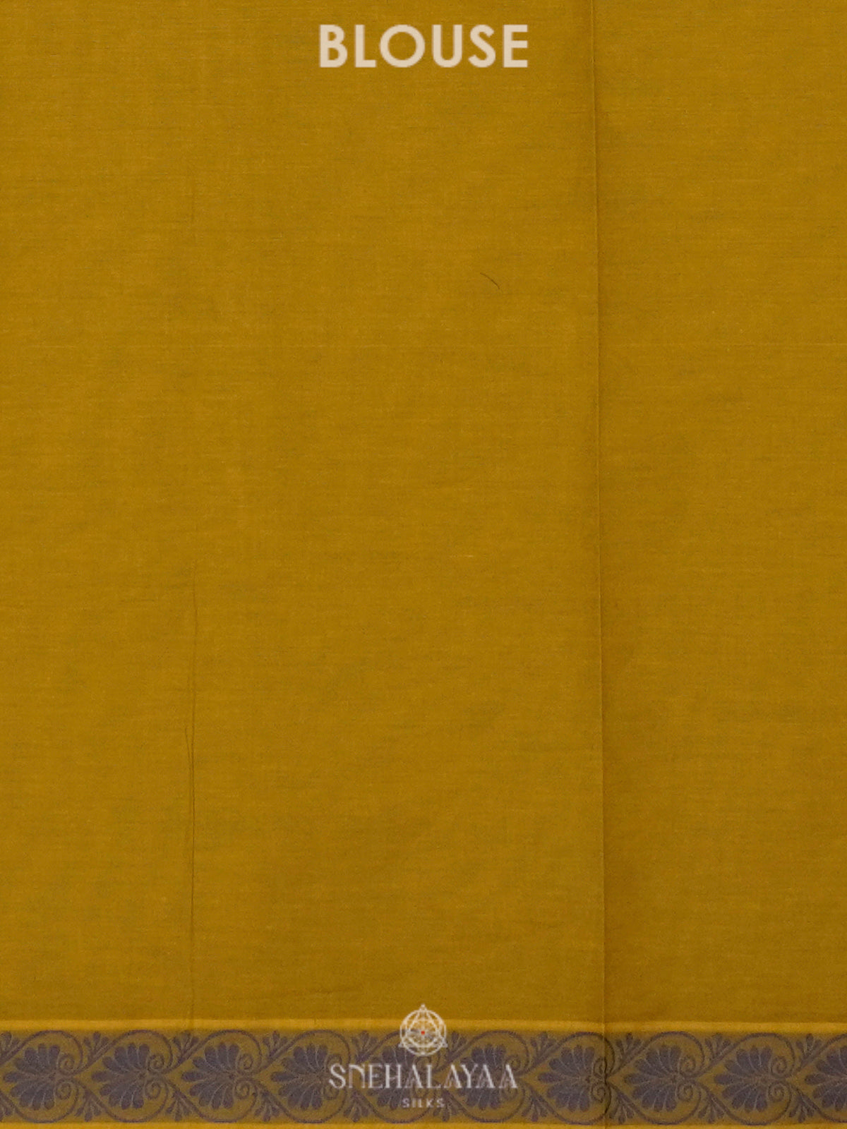 Mustard Yellow Handloom Cotton Saree