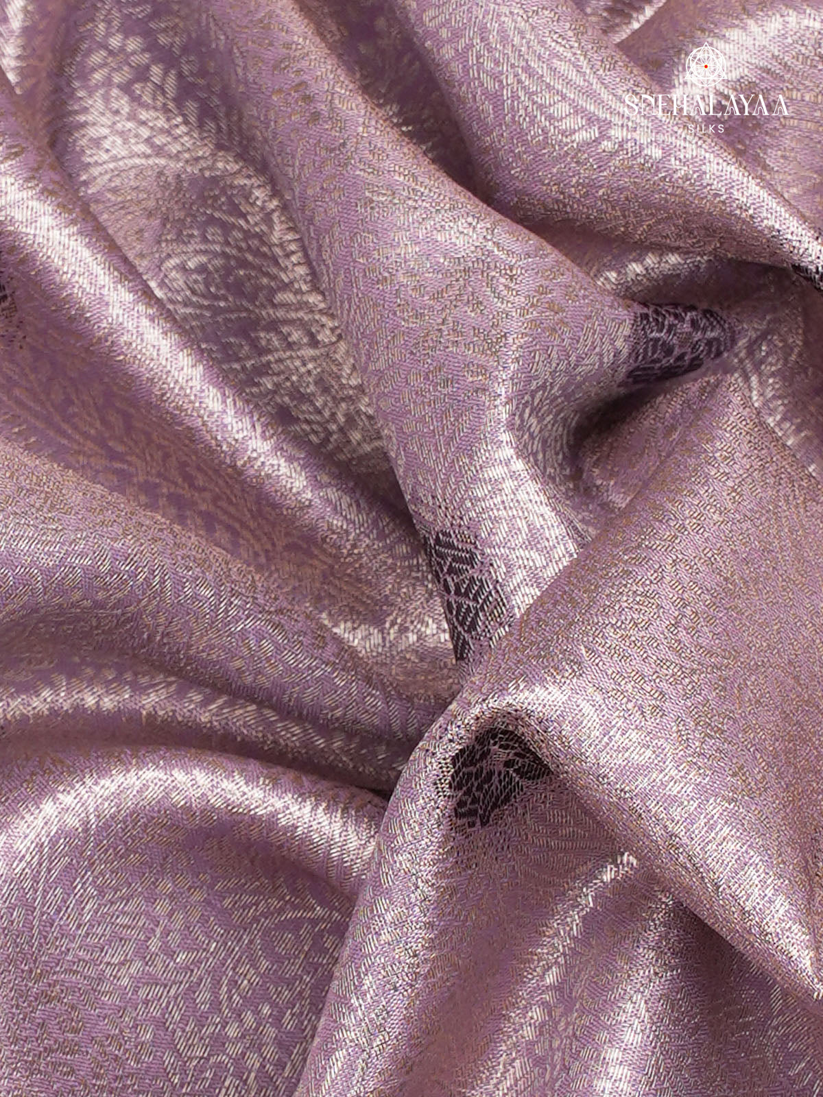 Lilac Art Silk Saree