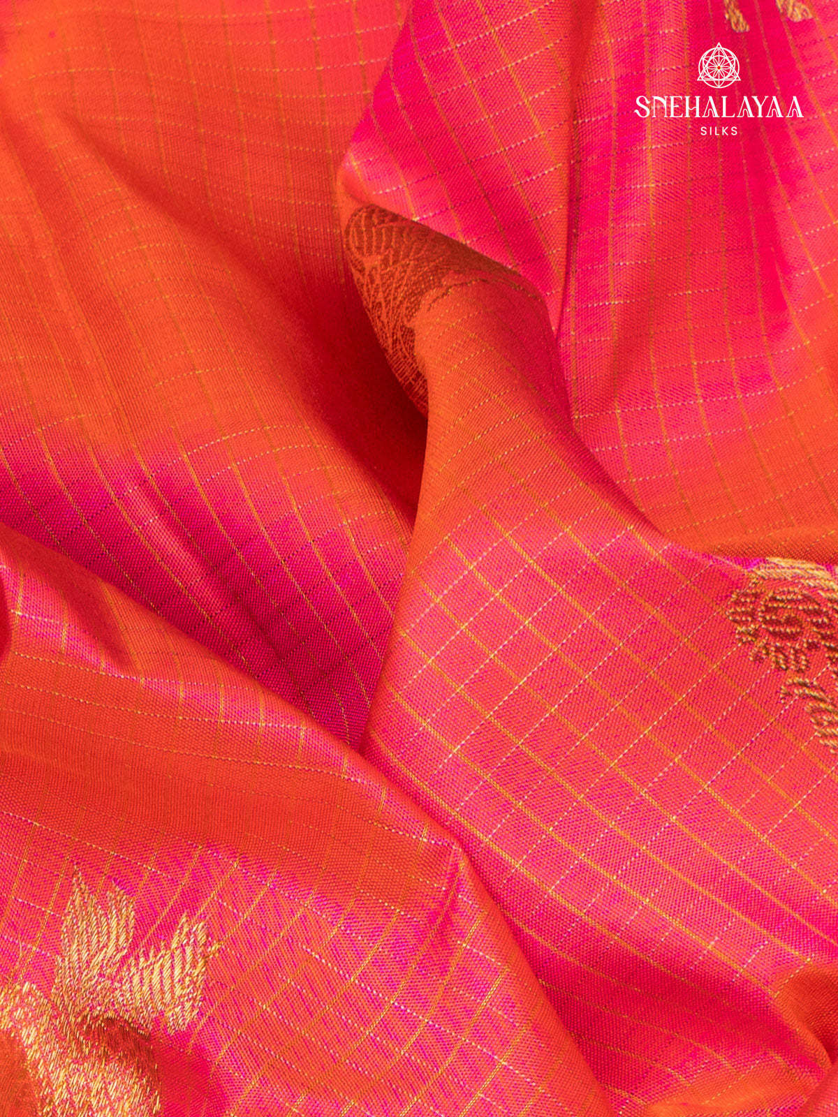 Rani Pink Kanjivaram Silk Saree