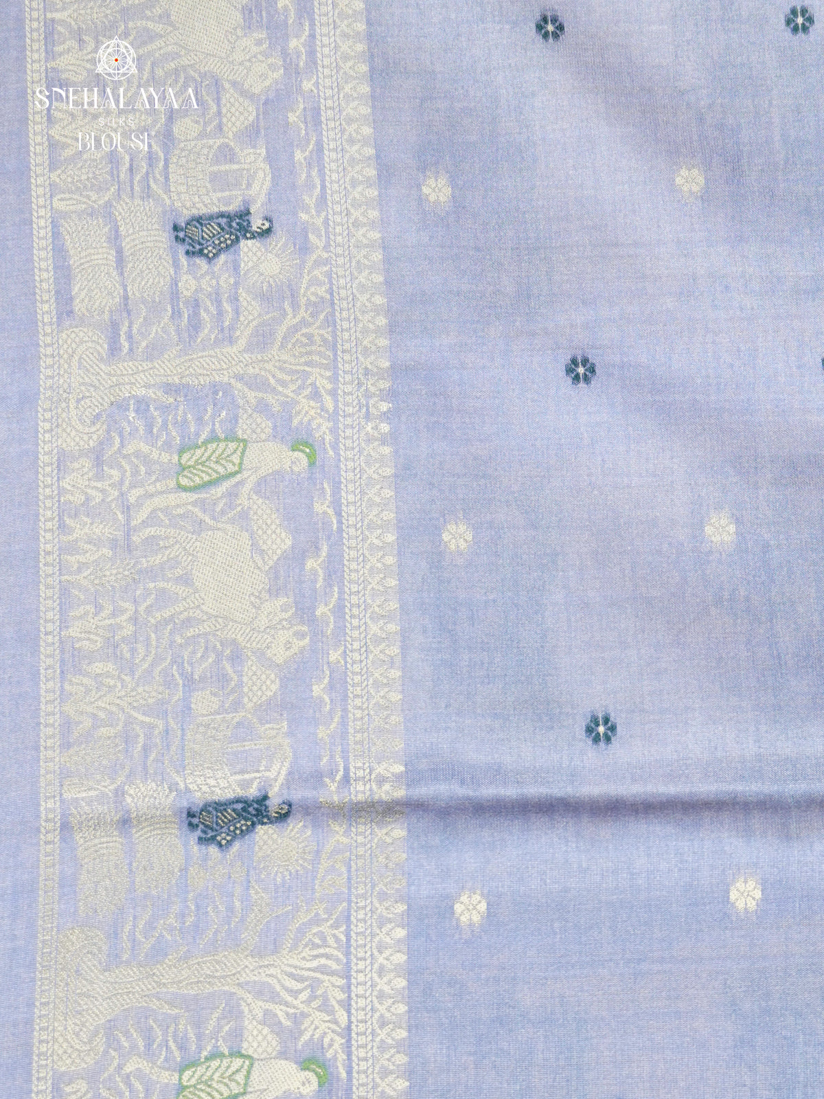 Lime Green Jute Saree