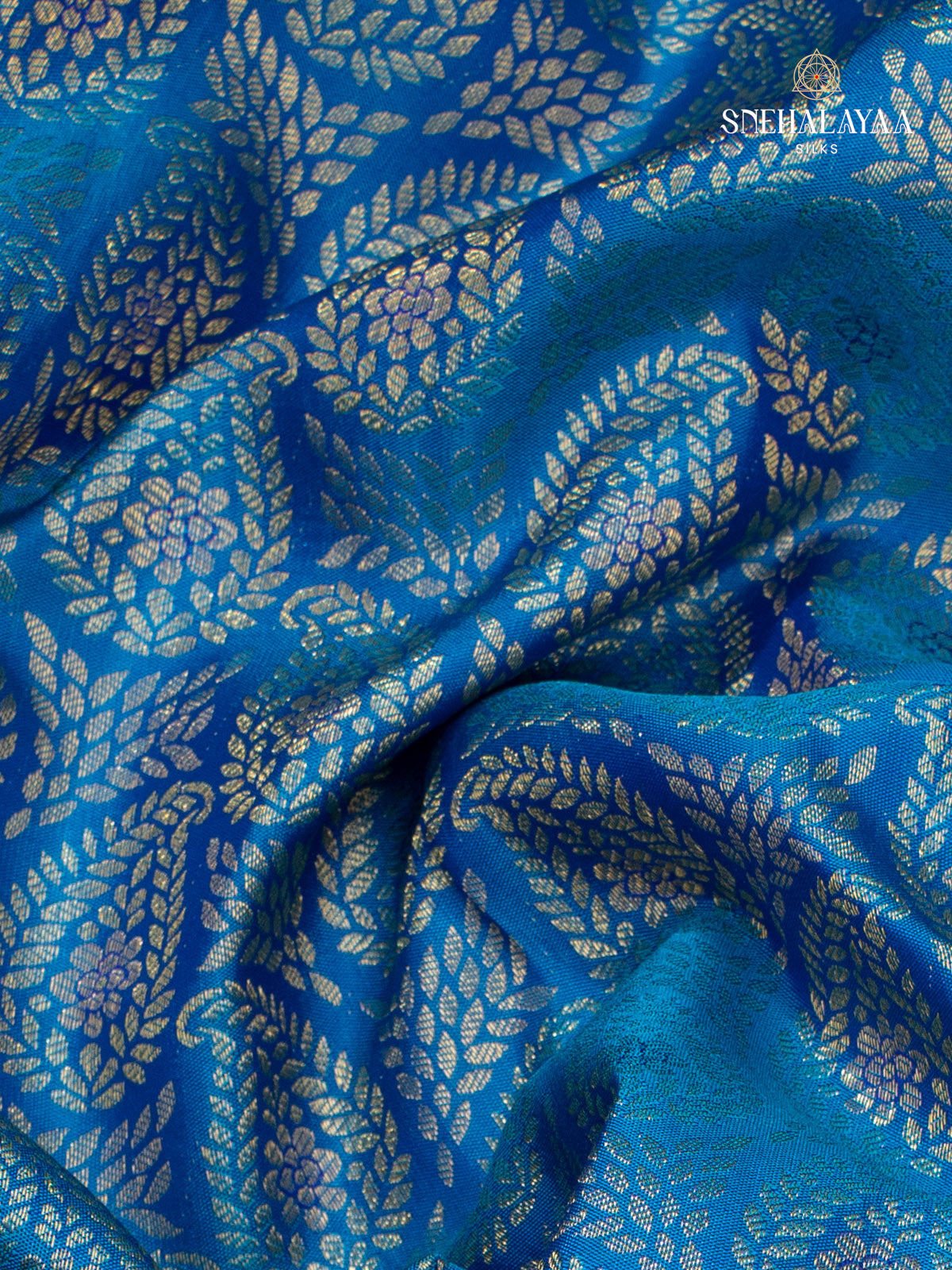 Blue Kanjivaram Silk Saree