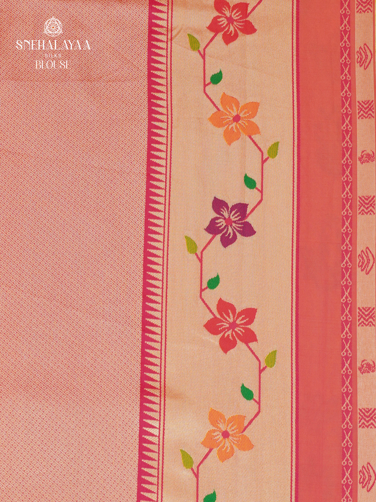 Lemon Yellow Tissue Paithani Saree