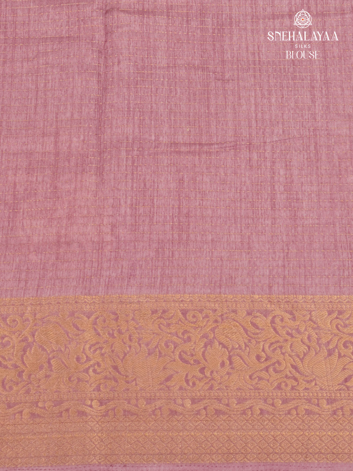 Mauve Pink Dola Silk Saree