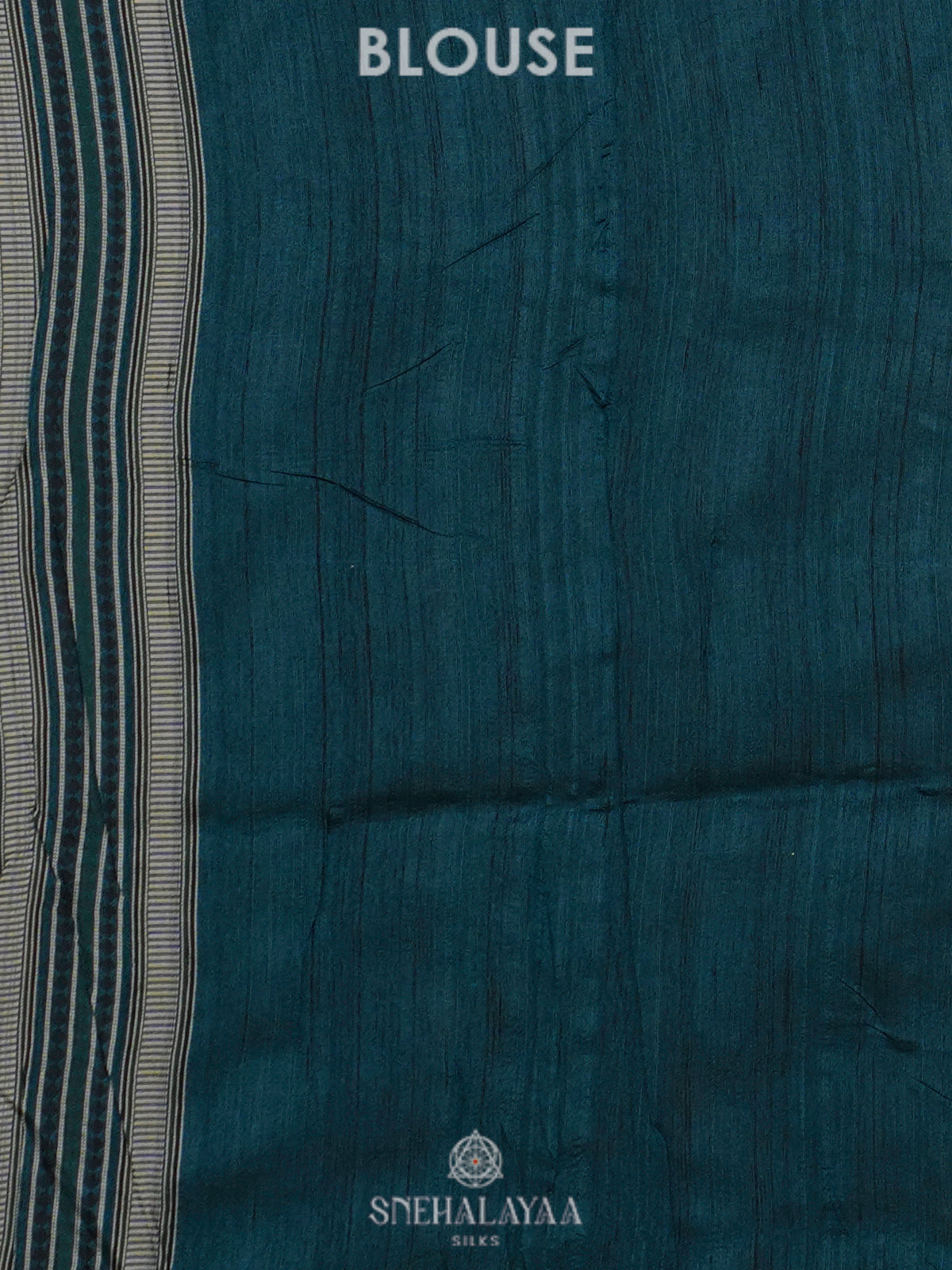Teal Green Munga Tussar Saree