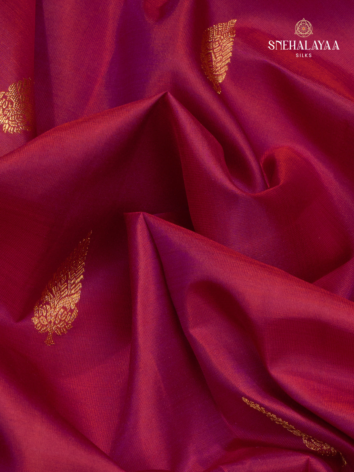 Burgundy Kanjivaram Silk Saree