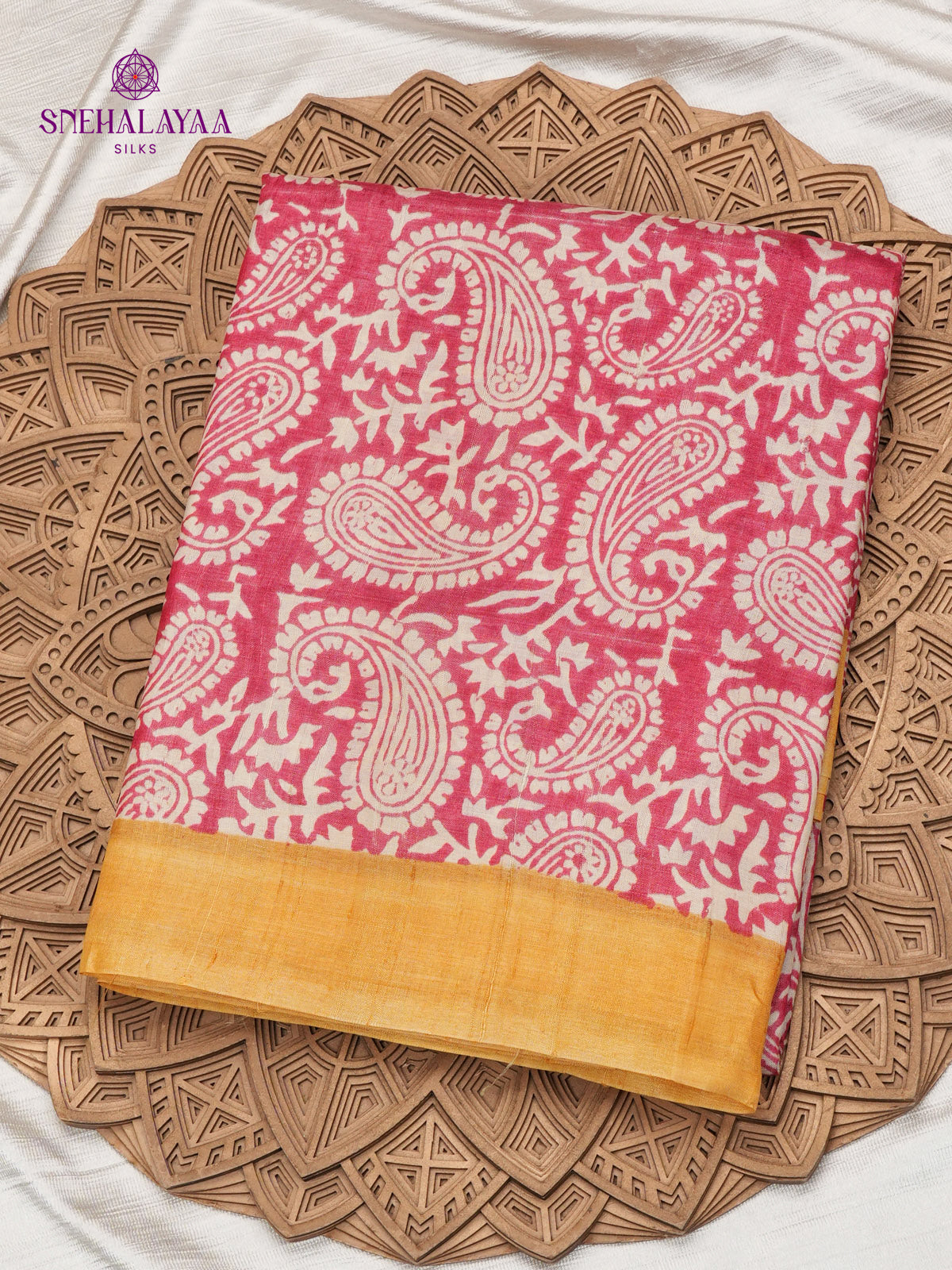 Multicolour Tussar Silk Saree