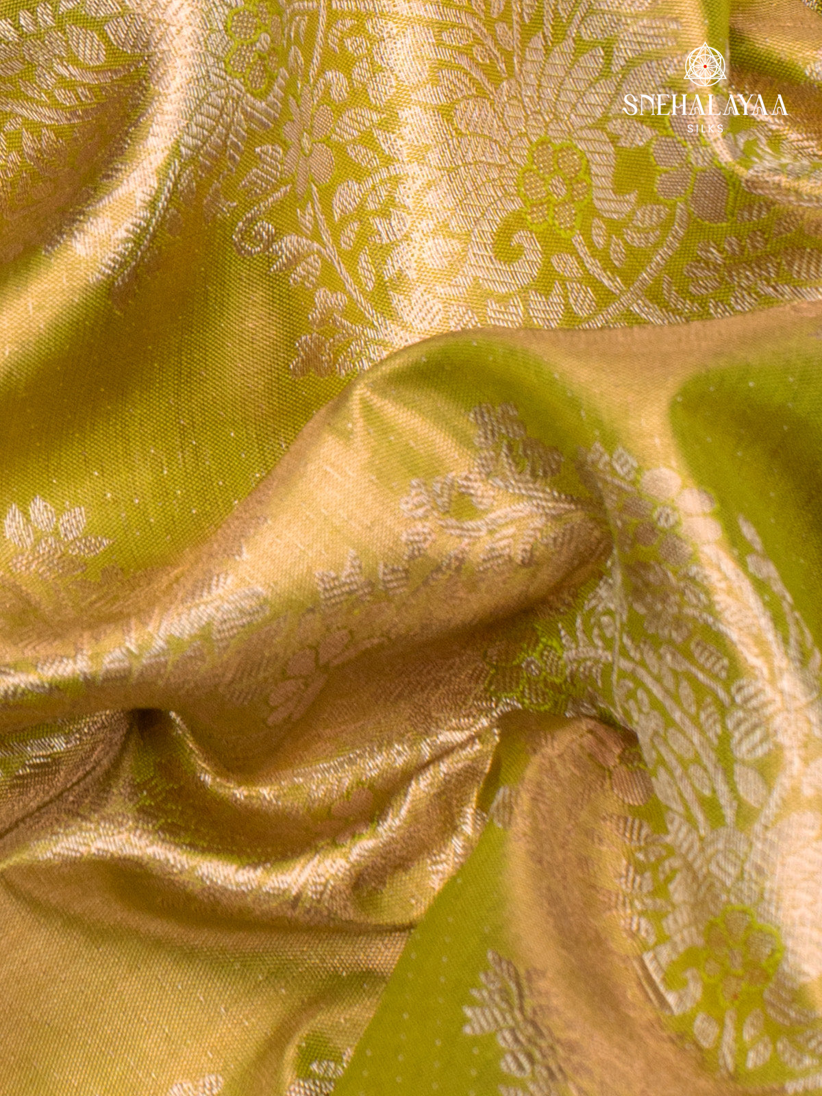 Mustard Yellow Kanjivaram Silk Saree
