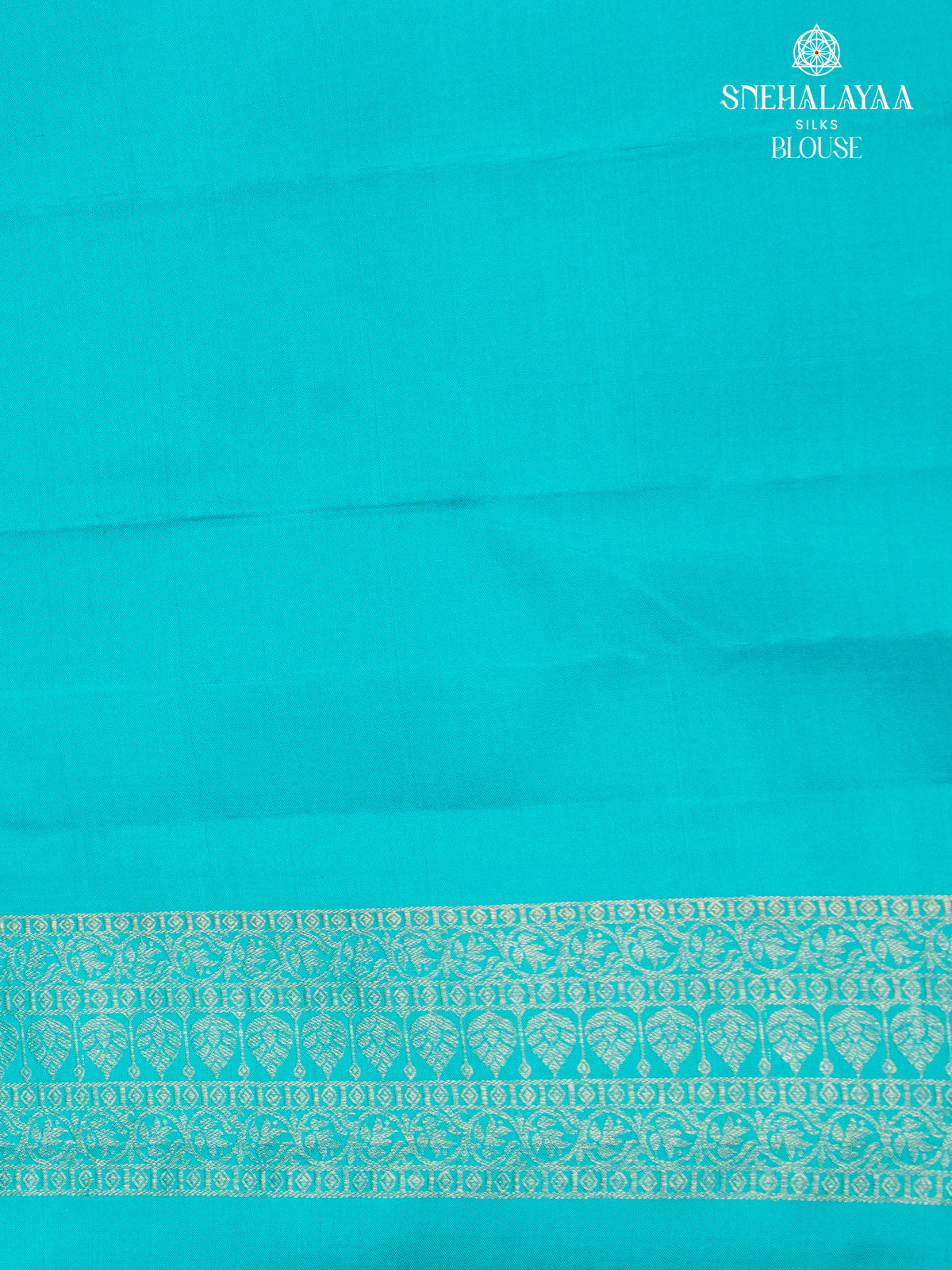 Teal Blue Kanjivaram Silk Saree
