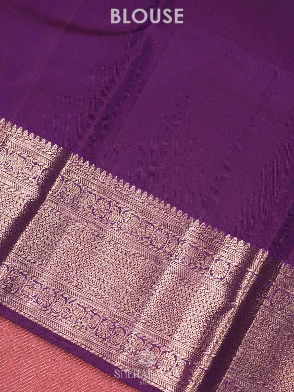 Orange Kanjivaram Silk Saree