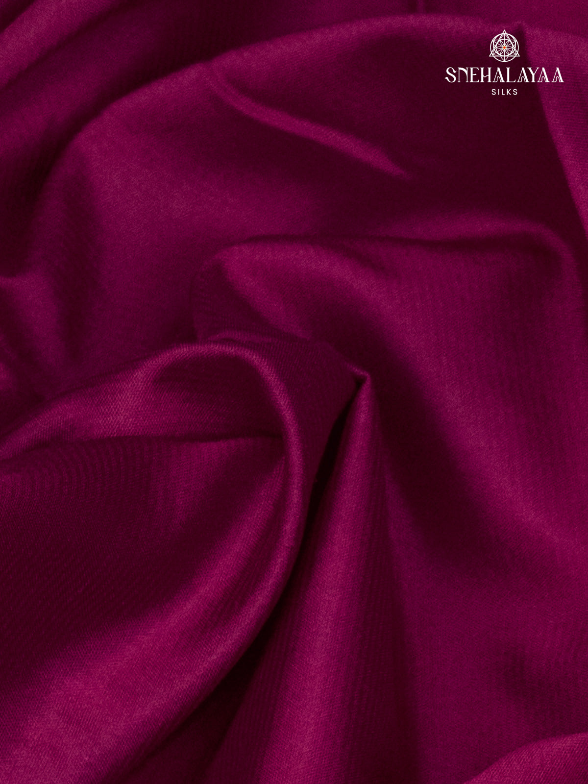 Magenta Mysore Silk Saree