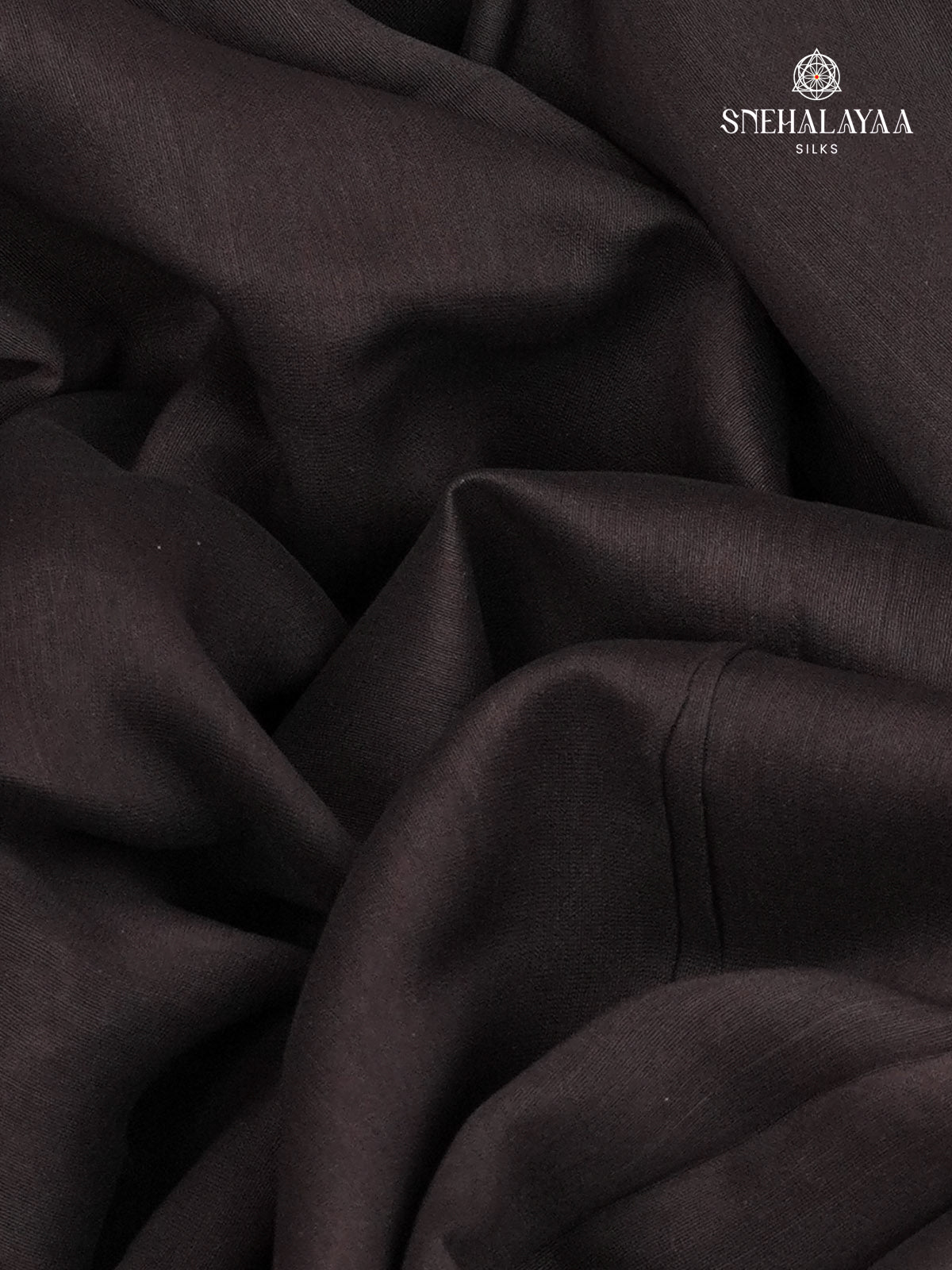 Black Chanderi Saree