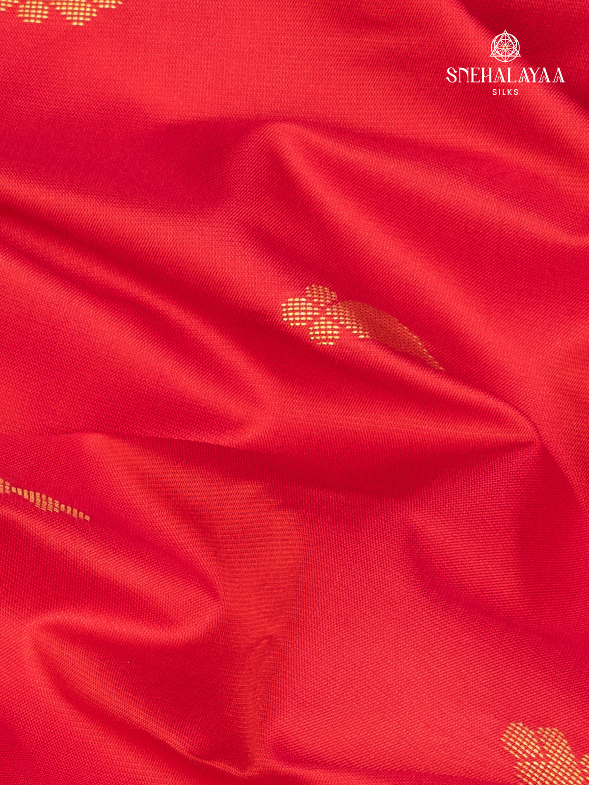 Rust Orange Gadwal Silk Saree