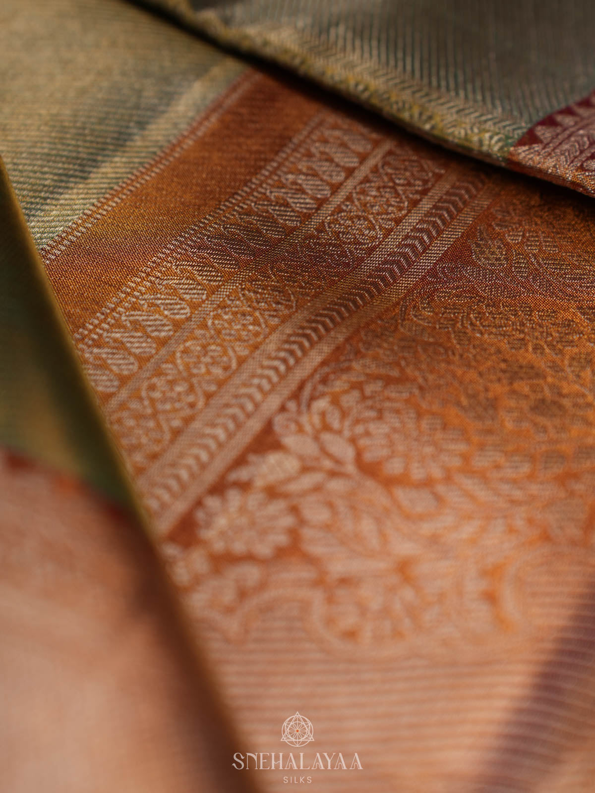 Pale Yellow Kanjivaram Silk Saree
