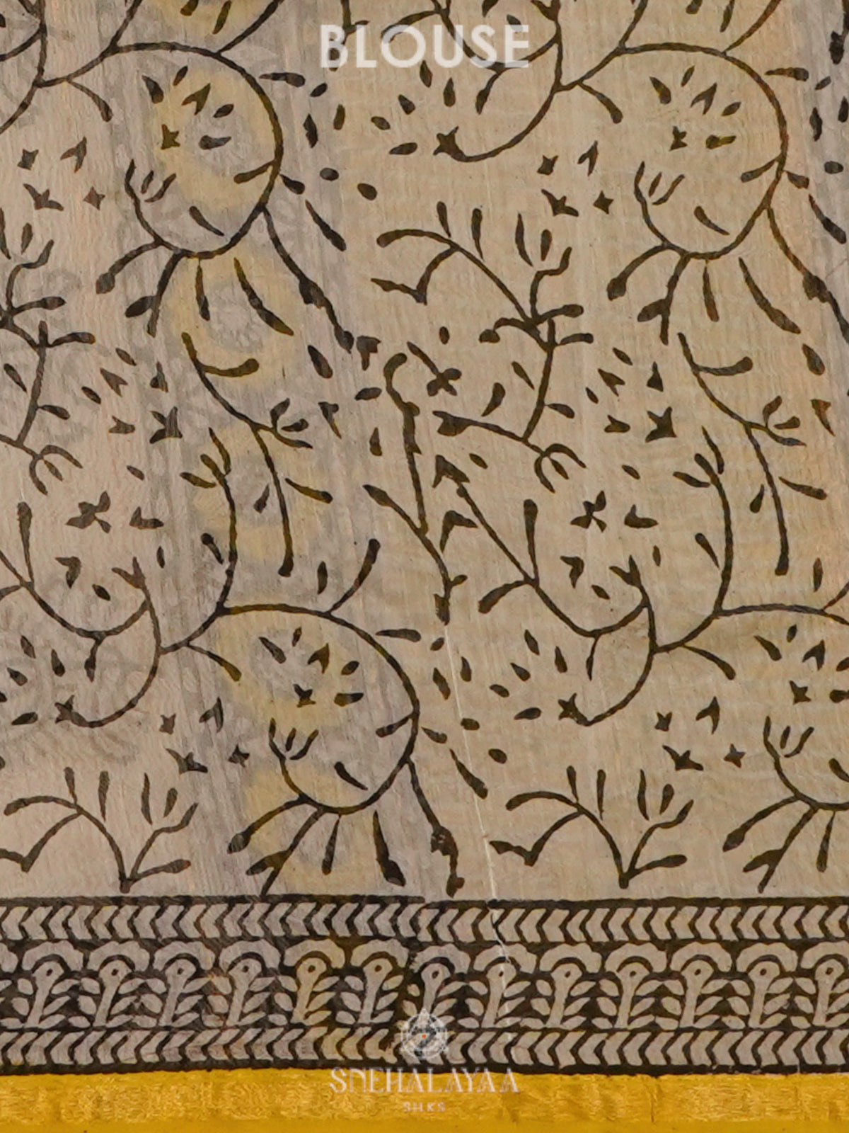 Olive Green Chanderi Saree