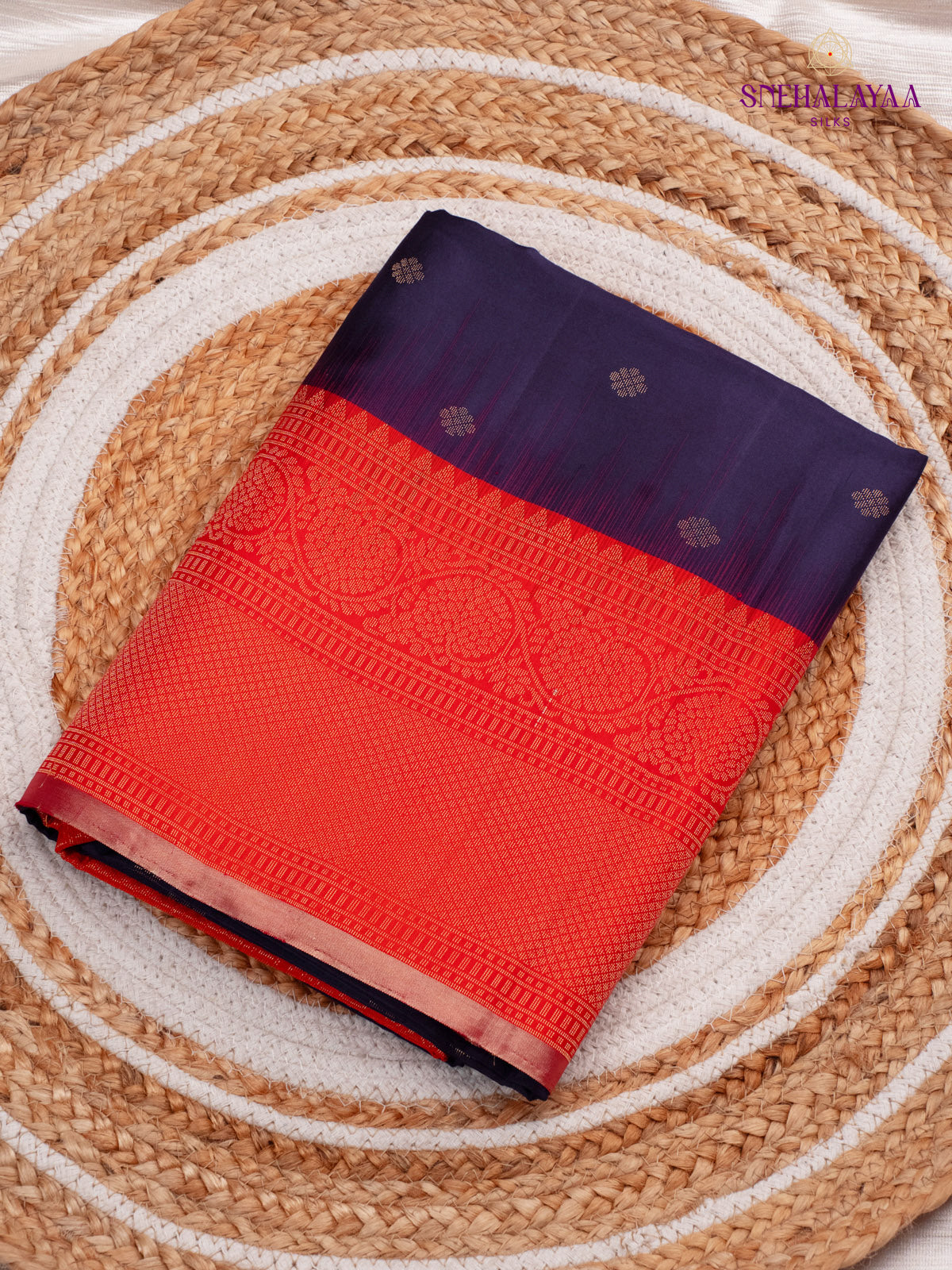 Violet Kanjivaram Soft Silk